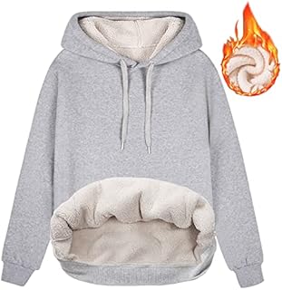 heekpek Unisex Mens Ladies Plain Hoodie Casual Pullover Hoodies Womens Fleece Hoodie Thermal Warm Oversized Sweatshirt Jumper with Pockets