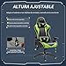 Vinsetto Silla Gaming Ergonómica Silla de Juego Giratoria Ajustable en Altura con...