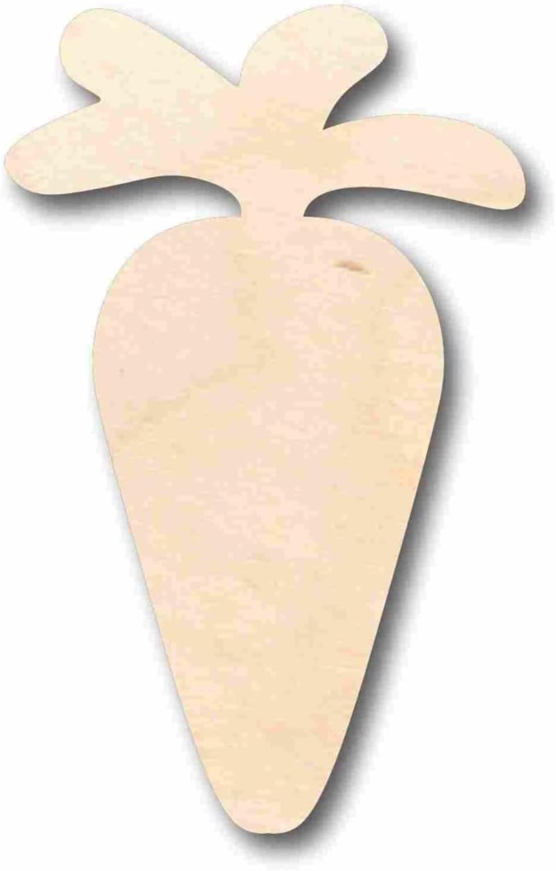 Unfinished Wood Carrot Silhouette Craft up to 46" DIY 12" / 1"