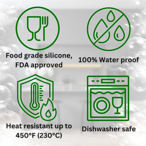 Image of Dog Shampoo Gloves for Bathing - Silicone Dog Washing Gloves with Bristles - Pet Hair Removal Glove for Dogs & Cats - Puppy Essentials - Dog Grooming Supplies & Accessories - Shampoo Brush for Pets
