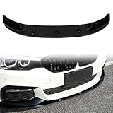 Collect Light Front Bumper Lip for 2011-2016 BMW 5 Series F10 520i 535i 550i M Sport Front Bumper Lip Splitter Spoiler (Glossy Black)
