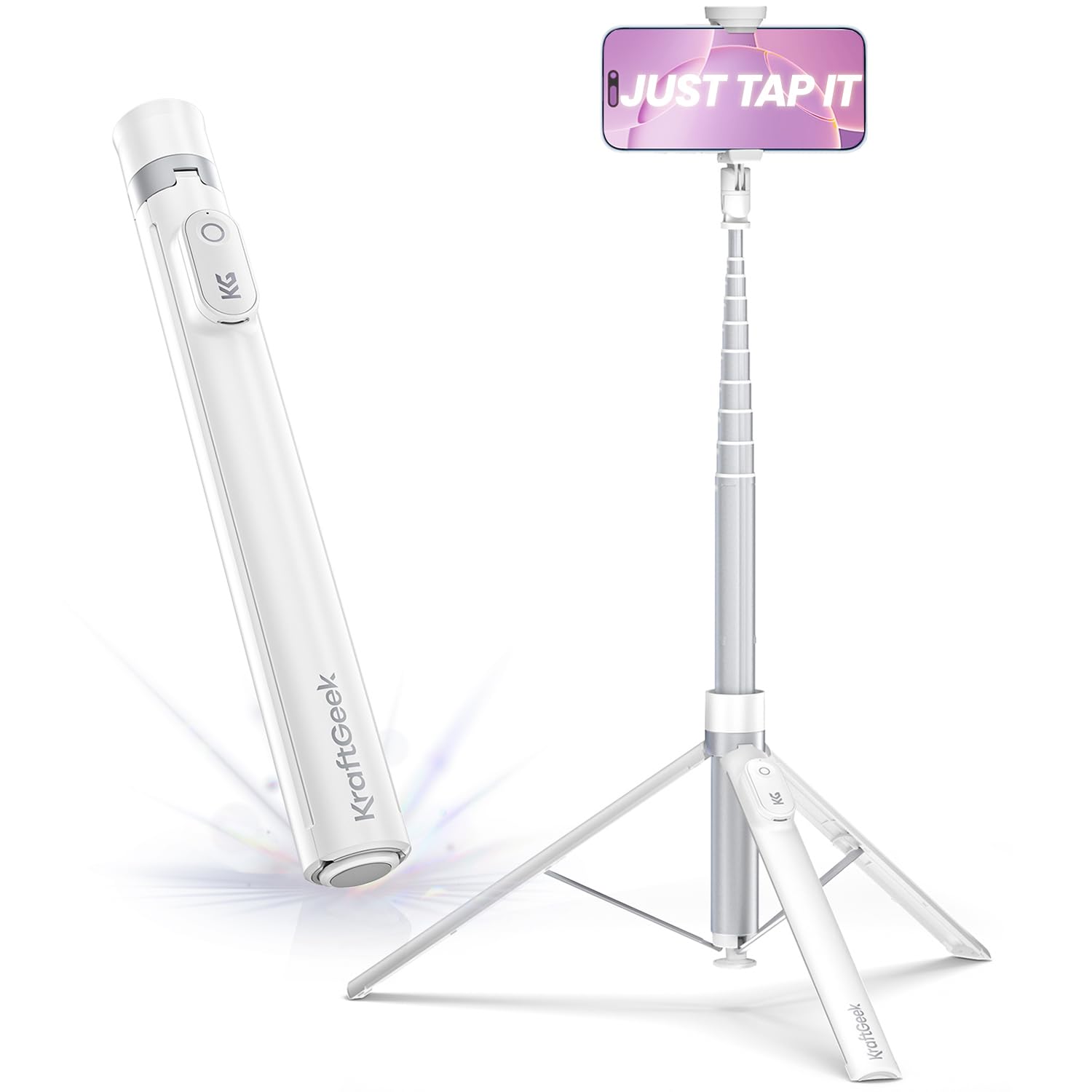 Amazon.com: KraftGeek Tripod for iPhone, 66” JustTap Phone
