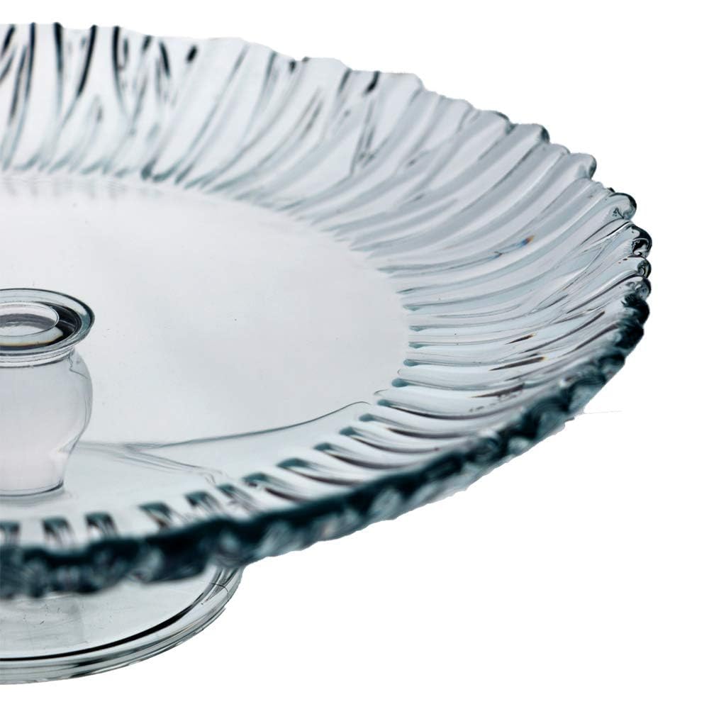 Pasabahce Aurora Glas-Etagere – 31,5 Cm, Für Lebensmittel, Spülmaschinengeeignet, Recycelbar