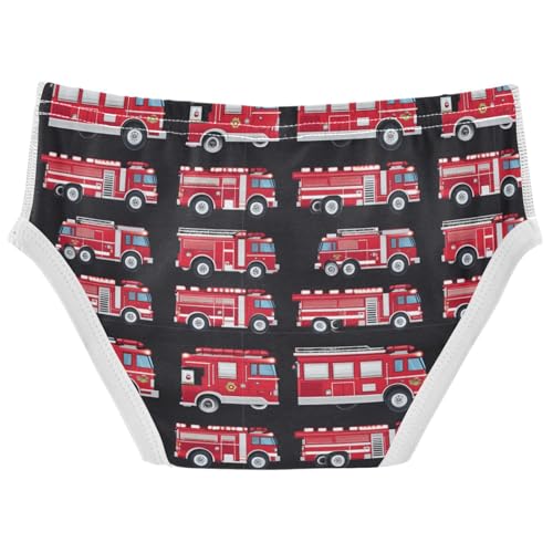 Pigsaly Boys' Underwear Firefighter Fire Truck Boys Briefs Ladder Extinguisher Hose Toddler Underwear 3T Multicolor2