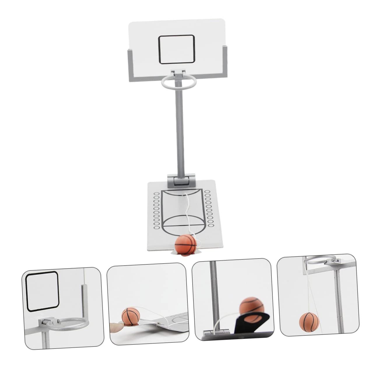 BRIGHTFUFU Finger Basketball Plaything Mini Basketball Toy Mini Basketball Game Toy Tabletop Basketball for Toddlers