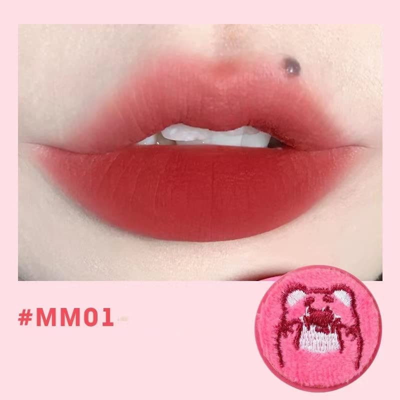 6-Color Matte lip Mud, Delicate, Small, Waterproof, Durable lip Color Makeup Gift set, Non Stick Cup Velvet Iipstick Iip Color Waterproof Iipstick (6 colors)