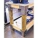 Eastwood 8 Pieces Sturdy Steel Angle Brackets Shop Table Kit Unpainted Bare Steel Multi-Angle Joint Fastener Shelf Support for Desk Edge & Box & Wood Beam