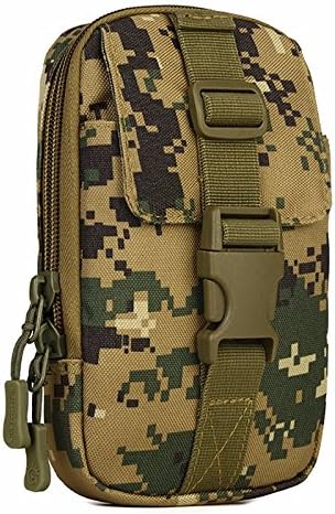 Aeoss Nylon Tactical Bag Outdoor Molle Military Waist Fanny Pack Mobile Phone Case Key Mini Tools Pouch Sport Bag (CL)