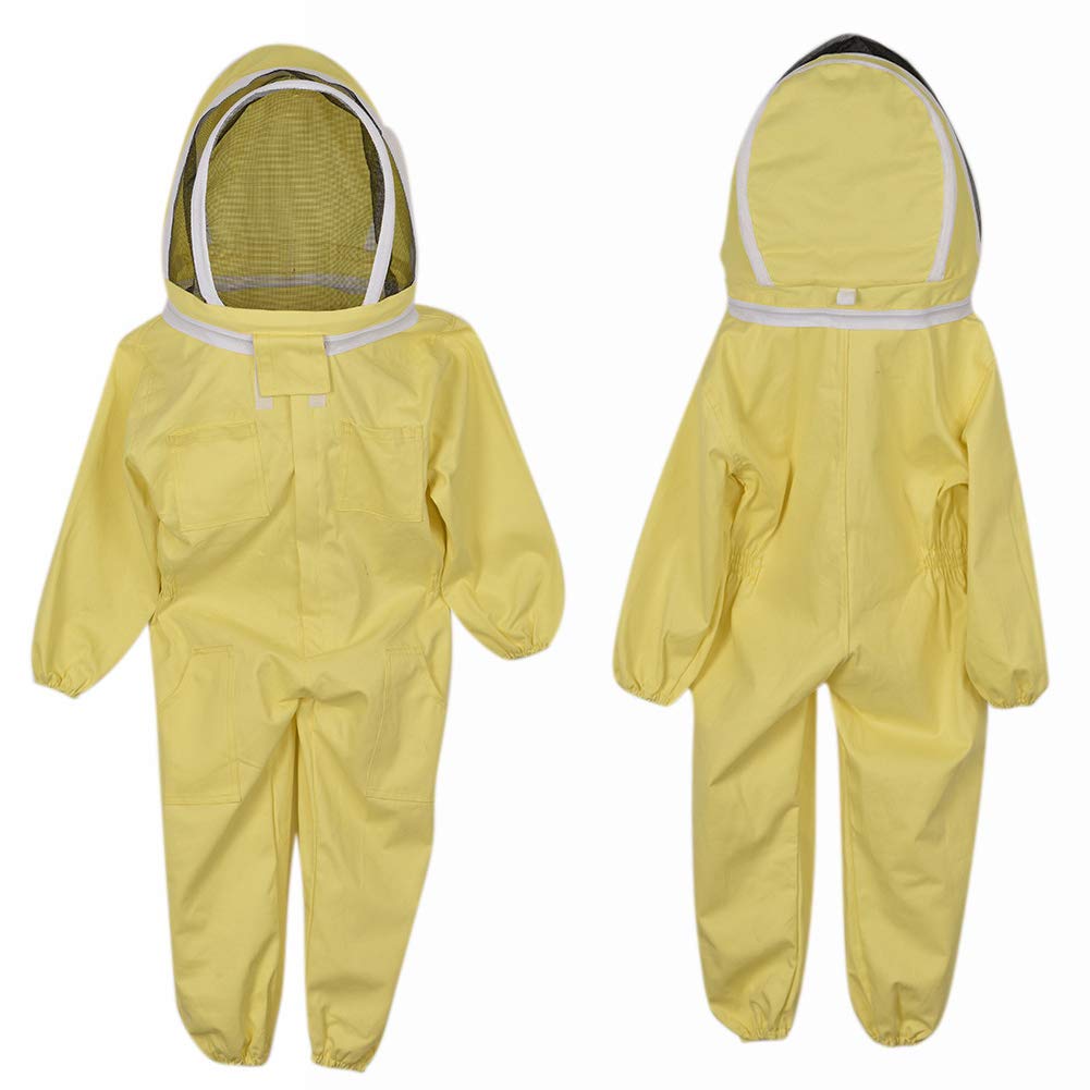 Tuta Protettiva Per Apicoltura Bambini - Completo Antipuntura In Cotone Con Velo 360° - Wawogic