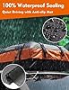 FIVKLEMNZ 21 Cubic Car Rooftop Cargo Carrier Roof Bag Waterproof for All Top of Vehicle with/Without Rack Includes Topper Anti-Slip Mat + Reinforced Straps + 6 Door Hooks + Luggage Lock