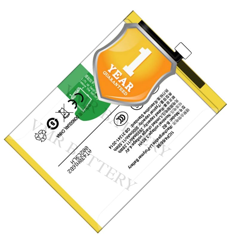 Image of Original B-B2 Battery Compatible for Vivo V5 (Vivo 1601) | Vivo V5S (Vivo 1612, Vivo 1713) - (3000mAh) - 1 Year Warranty K7