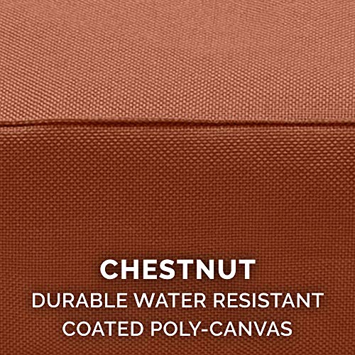 Furhaven Replacement Dog Bed Cover Water-Resistant Indoor/Outdoor Logo Print Oxford Polycanvas Mattress, Washable - Chestnut, Jumbo Plus (XX-Large) by Furhaven - Image 4