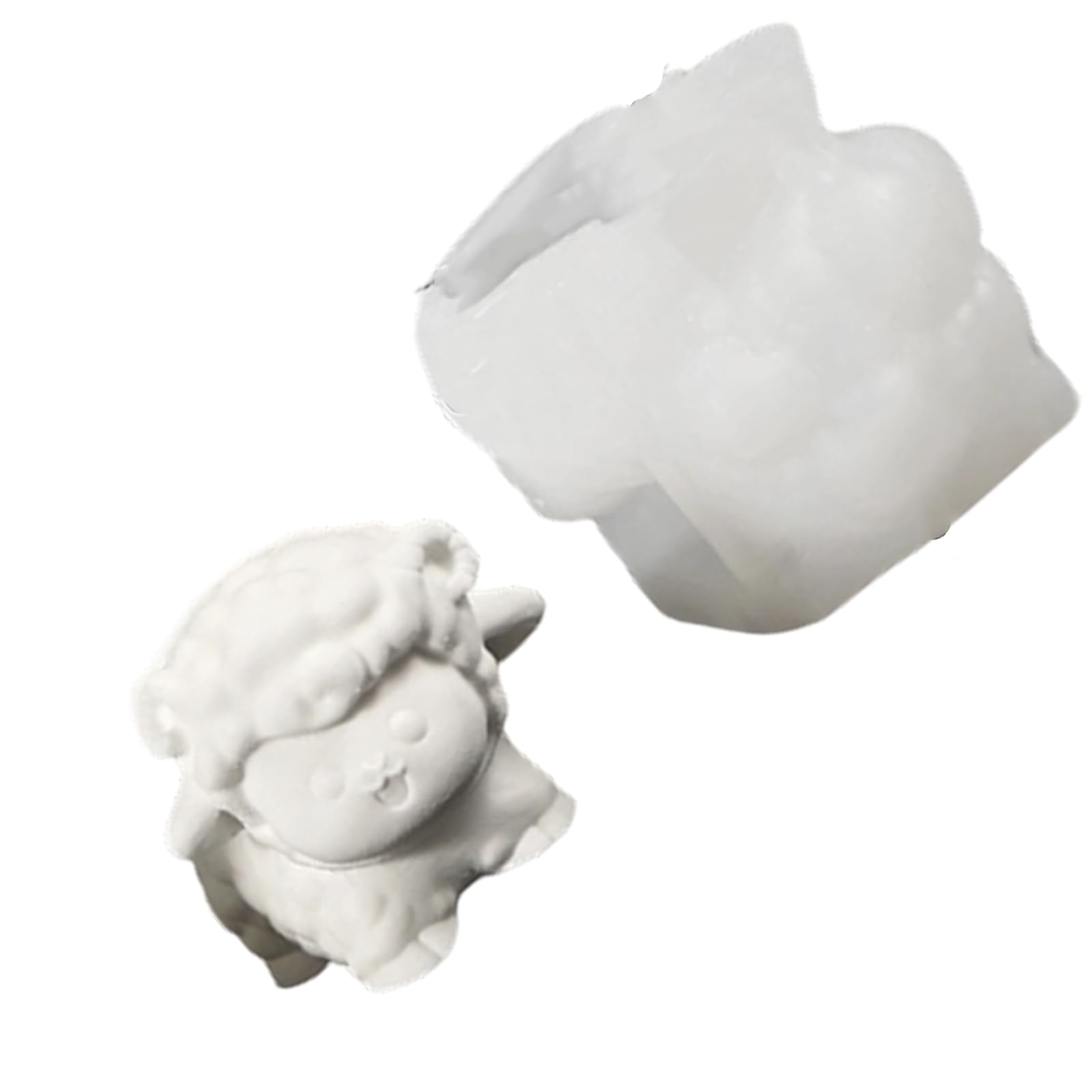 Osniyaw Little Sheep003 Silicone Mould In Beautiful Sheep Shape Designs For Handmade Candle Soap And Chocolate Art Sheep Candle Mould