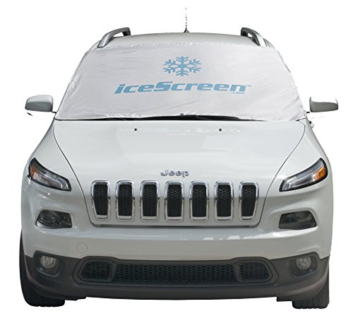 iceScreen Magnetic Windshield Ice & Snow Cover, Standard Large, White
