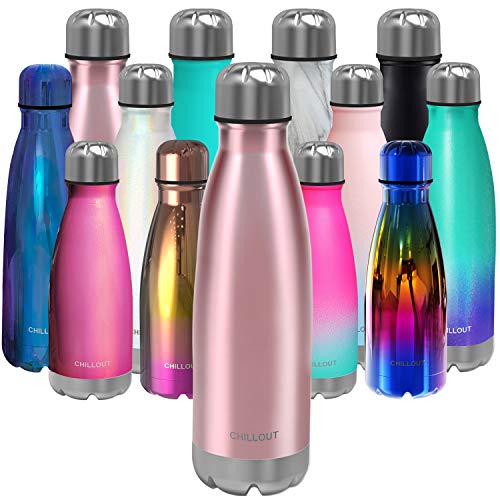 Image of CHILLOUT LIFE 25oz Insulated Stainless Steel Water Bottle, Leak Proof