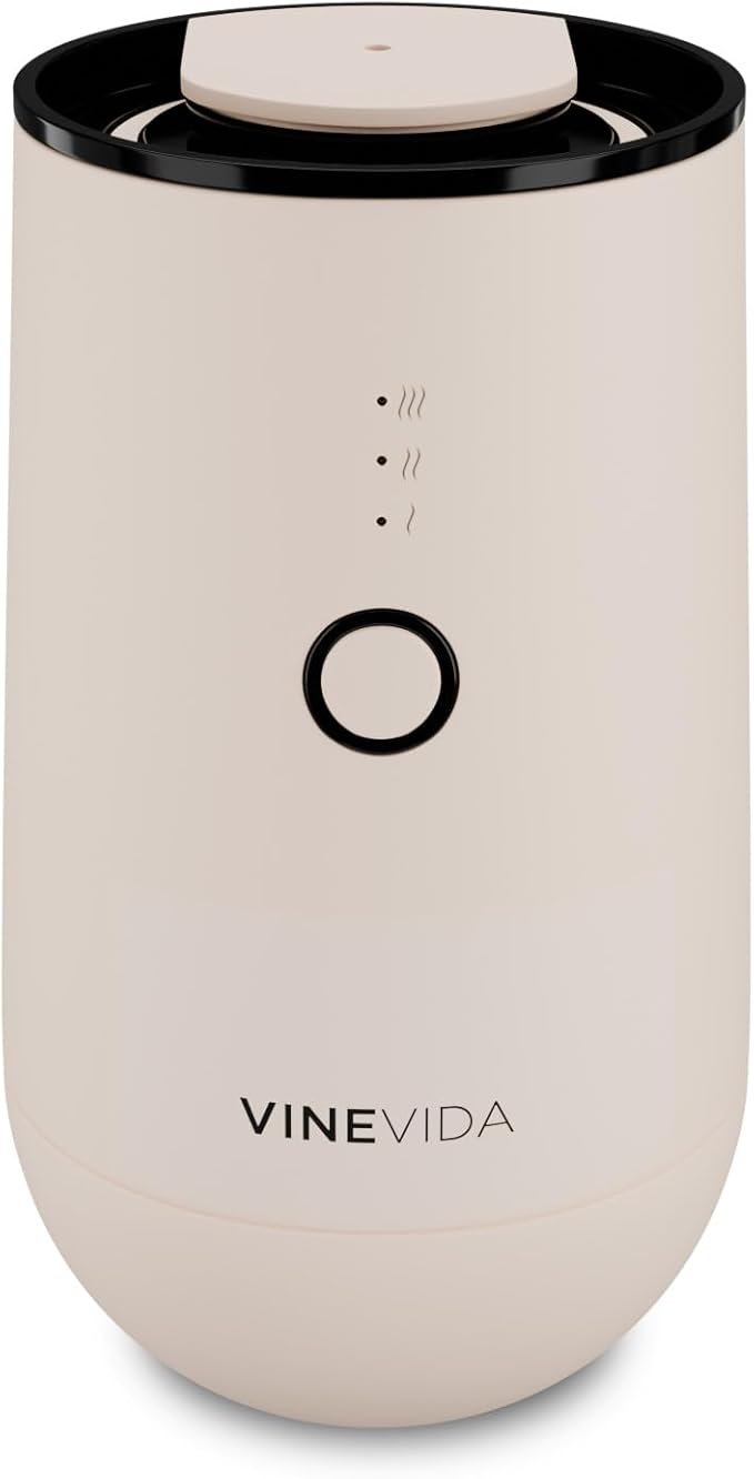 Difusor de Aromas VINEVIDA Sin Agua, Operado a Batería, Color Beige miniatura 7