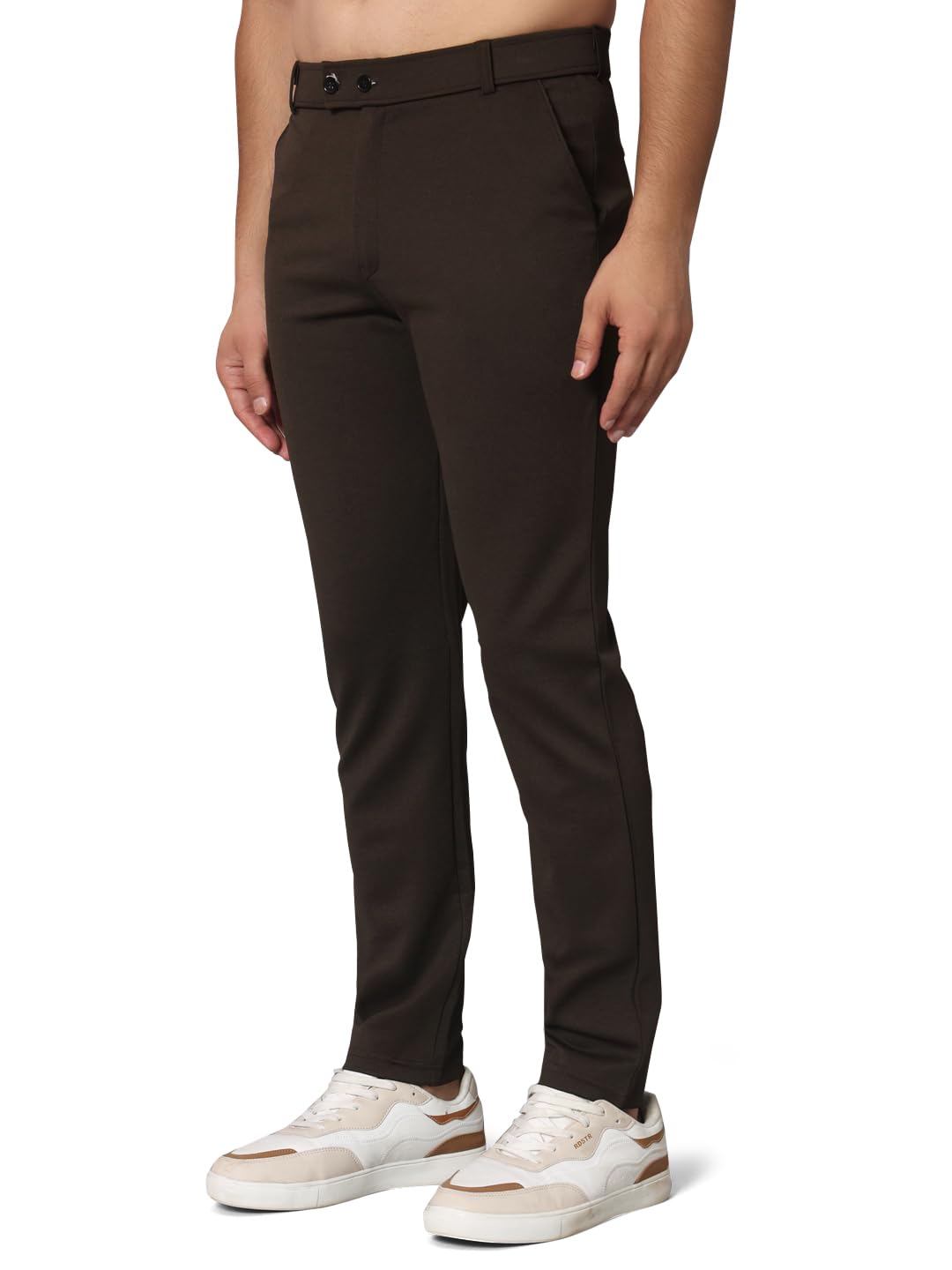 Vogaan Luxury Stretchable Casual Pants for Men | Stylish Slim Fit Mens Wear Trousers for Office | Mens Fashion | Modern Mens Trouser (Coffee_38) (B0DBQZ6Z4C) Amazon Price History, Amazon Price Tracker