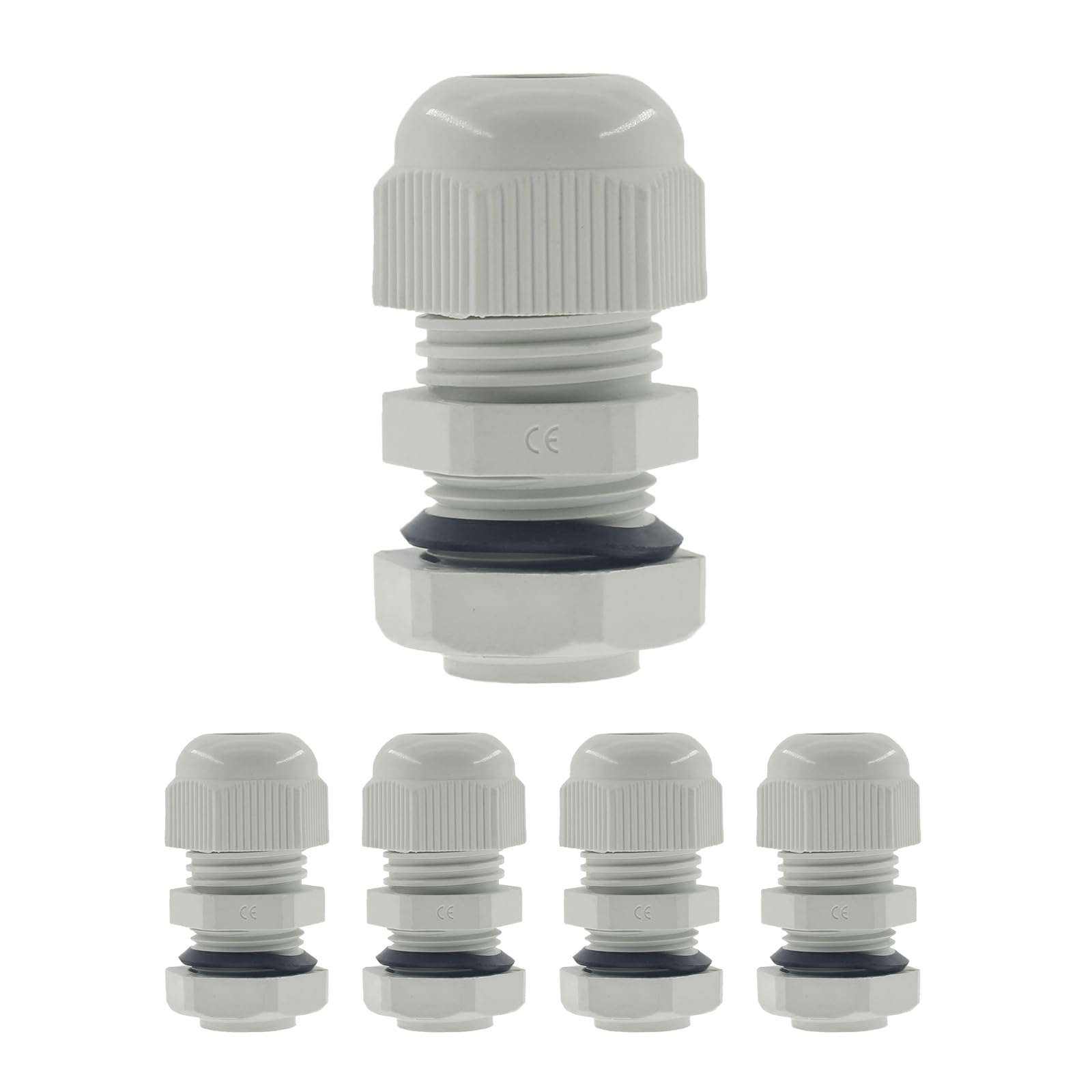 CONNECTING CORD GRIP MF  絶版・新品 1/2 Inch NPT Strain Relief Nylon Cord Grip,SAFYY 5 PCS Waterproof