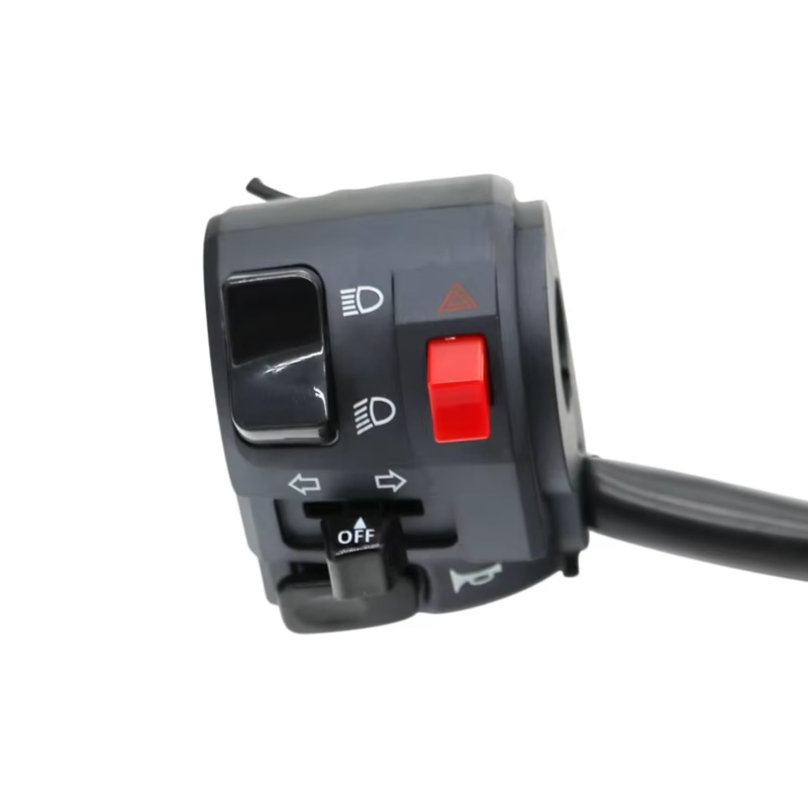Interruttore Manubrio Da Moto Per Motociclette Per Avviamento Elettrico Della Luce Fendinebbia Elettrico Del Clacson Da 22mm Per Motocicletta Manubrio Kill Interruttore(Left)