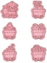 IOOOFU Molde de plástico de grau alimentício, boneco de neve, animal, ecológica, decoração de bolo, plástico de grau alimentício