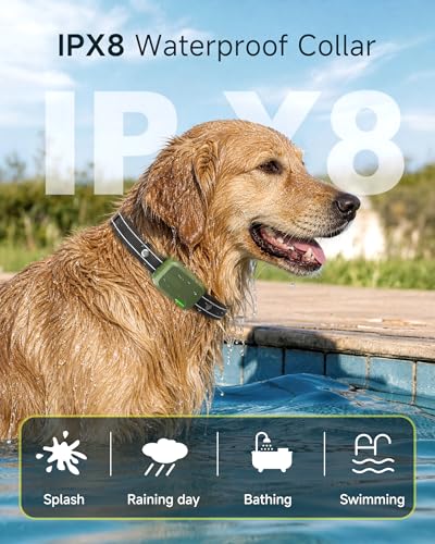 Dog Shock Collar - 4500FT Dog Training Collar with Remote for 10-120lbs Small Medium Large Dogs, IPX8 Waterproof Rechargeable Dog eCollar with Beep(1-8) Vibration(1-16) Safe Shock(0-99), No-Shock Mode - Image 5