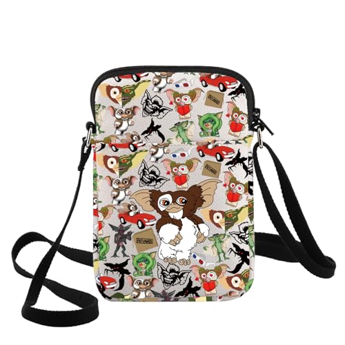G2TUP Funny Gizmo Crossbody Bag Mogwai Fans Gift Midnight Scary Horror Movie Shoulder Bag Cartoon Character Merch (Horror Giz- CB)