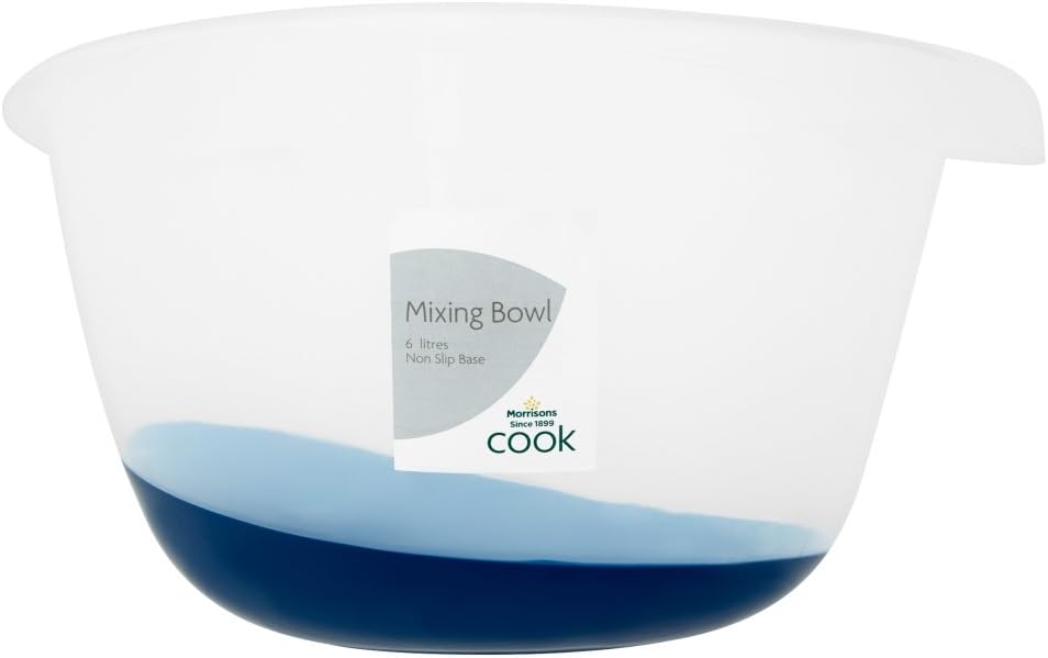 Morrisons Cook Mixing Bowl with Non Slip Base, 6 Litre Amazon.co.uk
