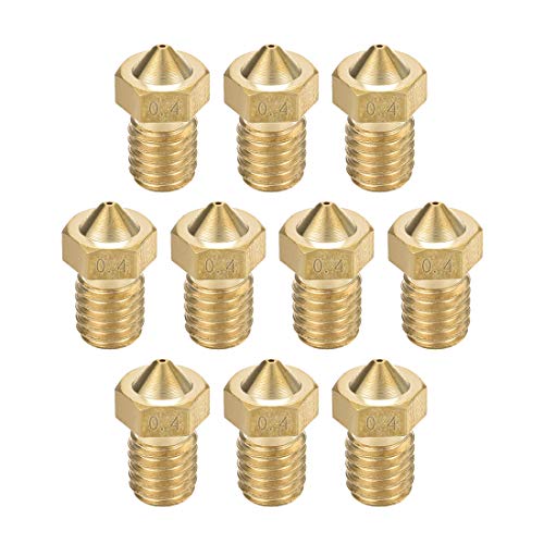 Buse d'imprimante 3D laiton V6 assurant une extrusion fluide du filament 1.75mm