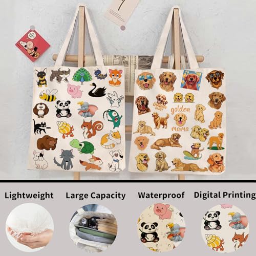 Image of DOOX Canvas Tote Bag for Women, Canvas Reusable | Gift /Shopping /Beach /Grocery Canvas Bag - Birthday & Christmas Gift for Women