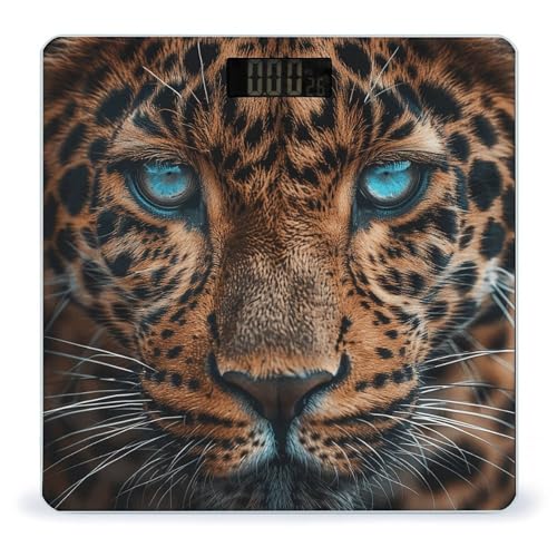 Báscula Digital de Baño con Diseño de Leopardo 400lb miniatura 1