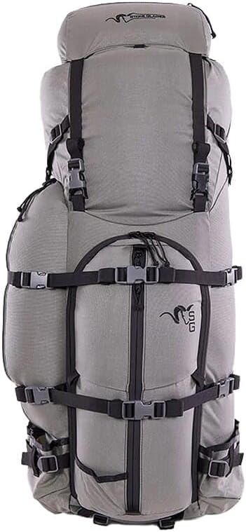 Stone Glacier Sky Guide 7900 Pack with Xcurve Frame, 7900 Cubic Inch Capacity, Foliage, Medium, Heavy-Duty YKK Zippers, Hydration Compatible, Made in USA (50078-FG-M)