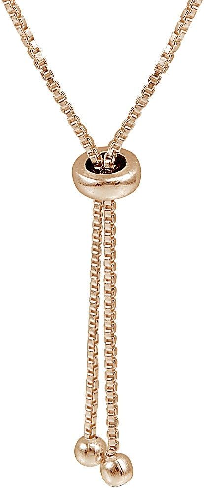 Hoops & Loops Sterling Silver Intertwining Hearts Polished Adjustable Bracelet - Image 2