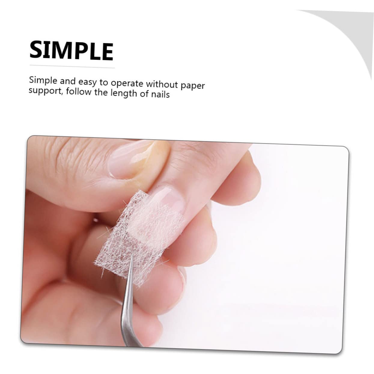 60pcs Nail Extension Lightweight and Portable Fingernail Extension Tool for Easy Repair and Nail Art Salon Style