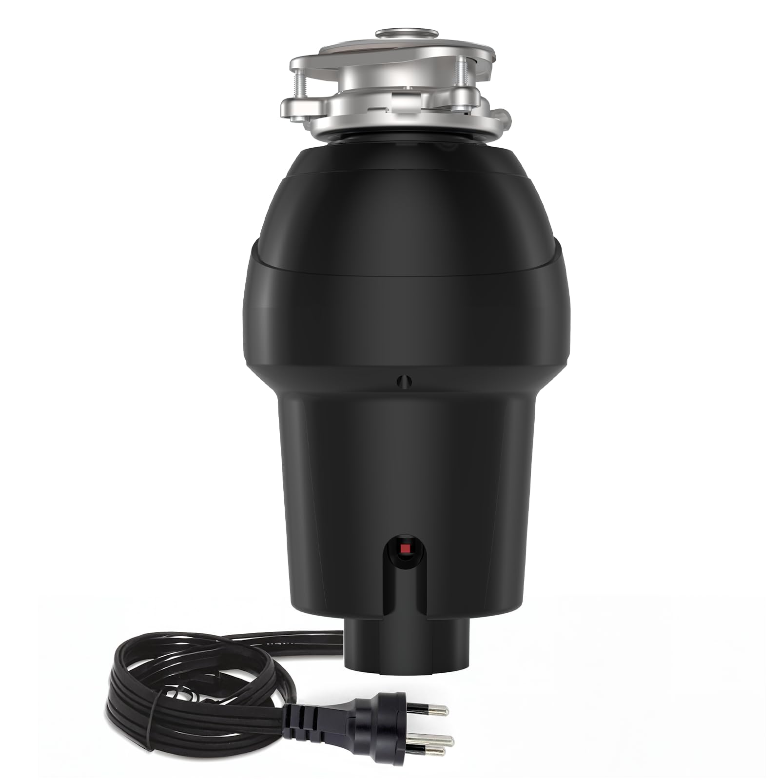 1HP Continuous Feed Garbage Disposal with Air Switch, Ultra-Quiet Motor & FLG Sink Seal – Compact Stainless Steel Food Waste Grinder for Kitchen Sink, Efficient and Durable Under-Sink Installation