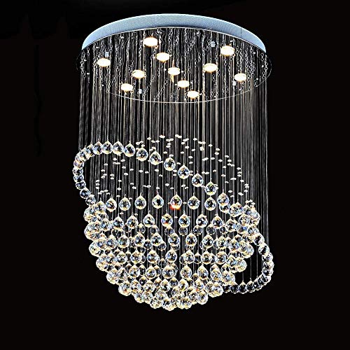 Suspension LED cristal créative pour sublimer l'hôtel et le restaurant