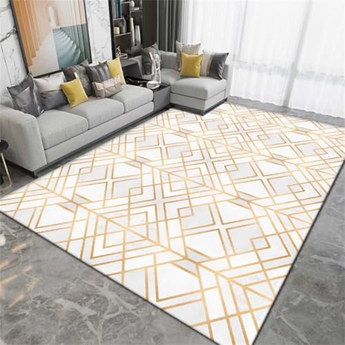 Tapis cuisine antidérapant et lavable en machine géométrique - 2
