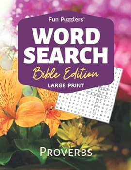Paperback Word Search: Bible Edition Proverbs: 8.5" x 11" Large Print Book