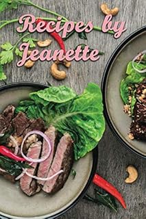Mom's Recipes Blank Cookbook: Personalized Name Recipe Book by Jeanette