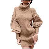 ❤️❤️❤️Farbe: Als Bild zeigen.-----Damen unregelmäßige Perspektive ärmel hoher Kragen figurbetontes Kleid Figurbetontes Kleid Knielang Damen Trägerlos Split Maxikleid Off Shoulder Lange Abendkleid Party Kleider Frauen Blütenblätter Ärmel Party-kleid Bodycon Minikleid Mode O Hals Kleider Damen Sexy Deep V-Ausschnitt Ärmelloses Spaghetti-Armband Bodycon Wrap Kleid Vorne Schlitzbandage Midi Club