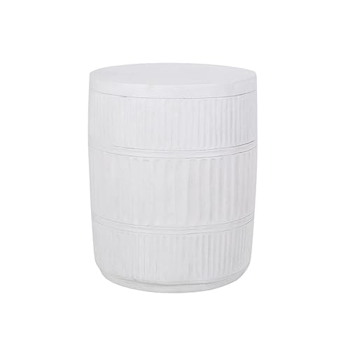 Travis End Table, Antique White