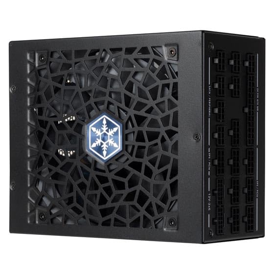 SilverStone Technology Zeus 1650R Titanium, 80 PLUS-Titanium-1650-W-ATX-3.1- und vollständig modulares PCIe-5-ATX-Netzteil, SST-ZU1650R-TM