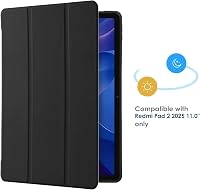 Simpeak ultravékony állványos tok Xiaomi Redmi Pad 2 2025 11"-hoz - fekete 5