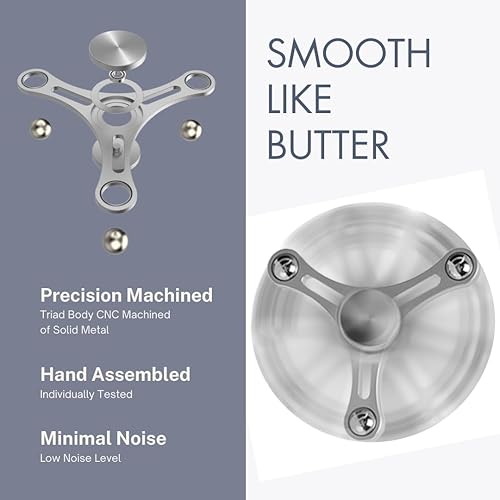 Miniatura 2 de The Flux Capacitor Fidget Spinner, juguete de metal ligero para adultos