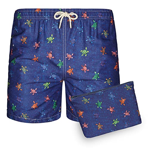 Blue coast yachting Bañador para Niño y Padre Mismo Estampado y Secado Rápido