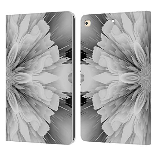 Étui portefeuille iPad 9.7 Haroulita White Bloom en cuir