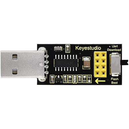 Amazon Co Jp Keyestudio Usb シリアル 通信 モジュール 拡張ボード To Esp 01s Esp8266 Wifi プログラマ コンバータ シリアル ポート アダプター 変換 モジュール 電子工作 For Arduino アルドゥイーノ 産業 研究開発用品