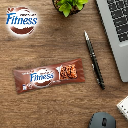 FITNESS Chocolate Barrette Cereali Integrali con Cioccolato Fondente, 24 Barrette da 23,5g (564g) - Immagine 5