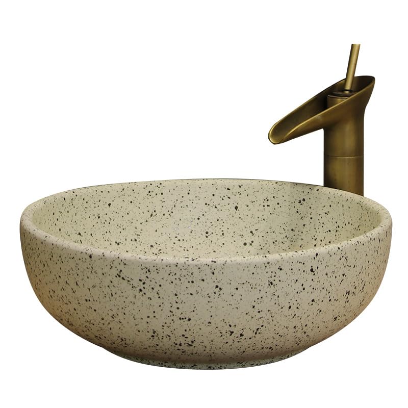 Vasque à poser rétro pour créer une ambiance spa vintage à la maison