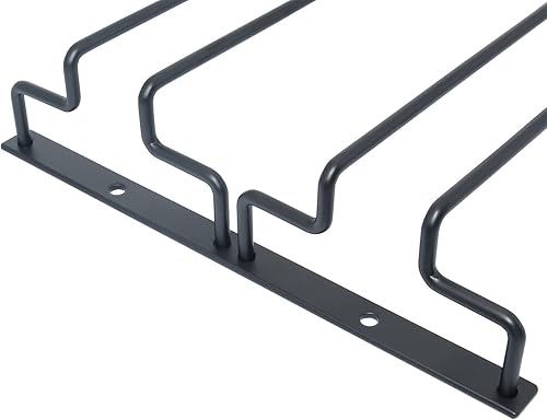 Miniatura 4 de ZOOHOT Estante para copas de vino de 10.82 pulgadas para debajo del gabinete, soporte para copas de vino, soporte para almacenamiento de gafas,