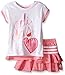 adidas Toddler Girls' Top and Skort Set, White, 2T
